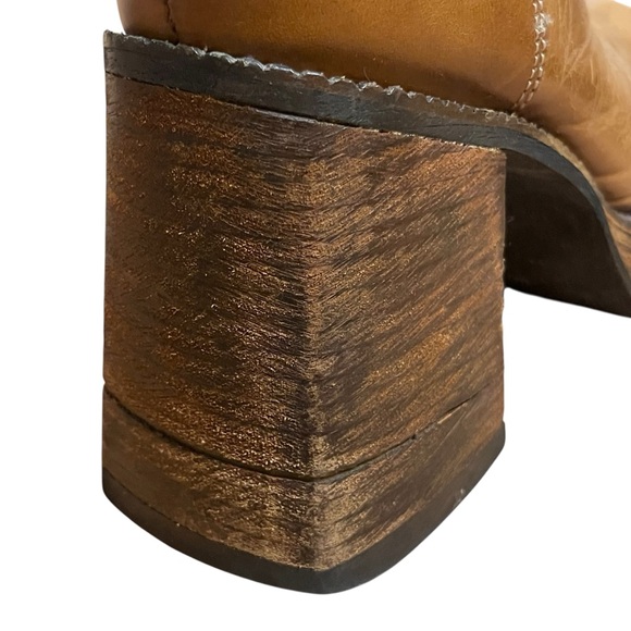 Vintage Brown Destroy Platform Boots Club Bratz Doll — Size 39 (8 - 8.5 US) - Picture 8 of 14